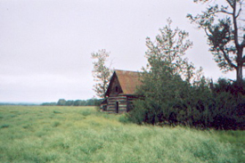 Image of log cabin for The Prairie: A State of Mind by H. Kreisel